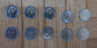 Lote di Banconote e Monete Antiche del Venezuela