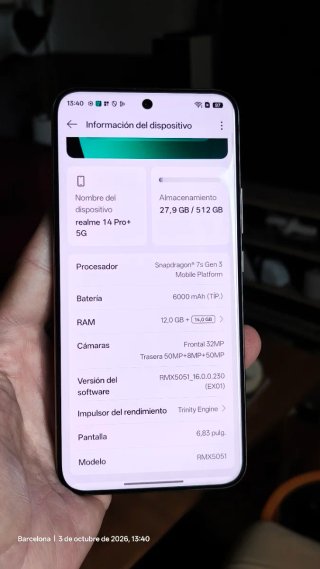 Realme 14 Pro Plus 512GB