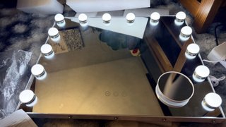 Espejo de Maquillaje con Luces LED