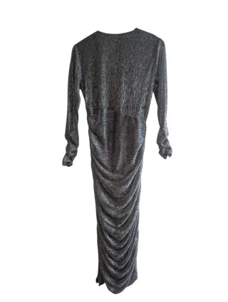 Vestido Pedro del Hierro plateado T. M