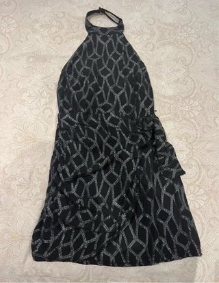 Vestido Halter Pareo Mango Talla S