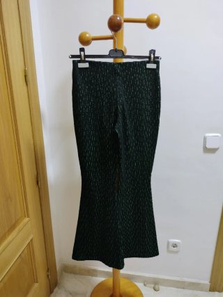 Pantalones campana verdes