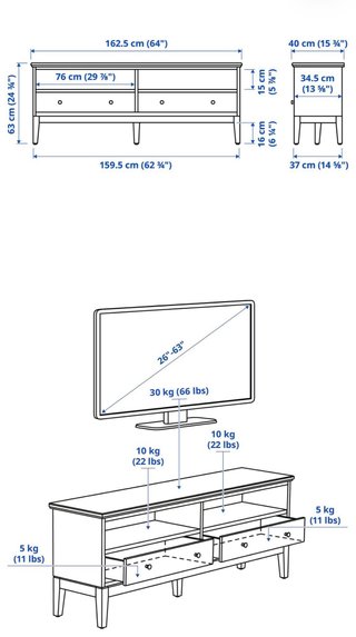 Mueble de TV Blanco