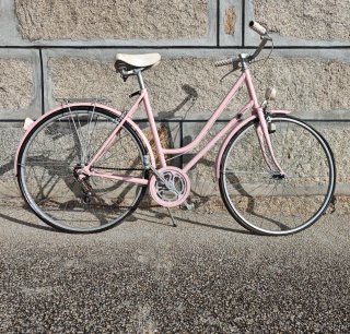 Bicicleta Clásica Vintage Rosa