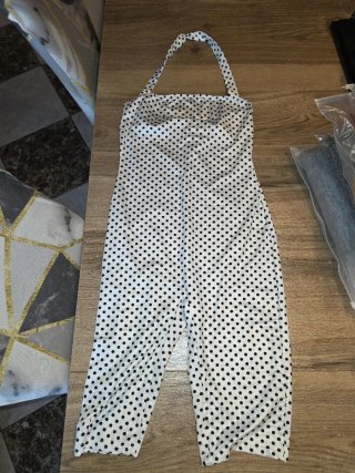 Mono corto lunares halter