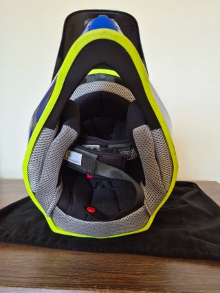 Capacete Thor Sector Fader Azul e Amarelo