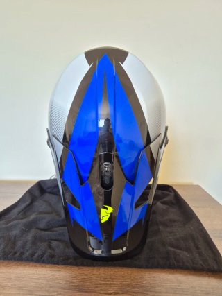 Capacete Thor Sector Fader Azul e Amarelo