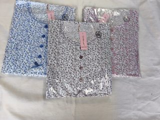 Camisones Manga Larga Estampados Fino sin pelo