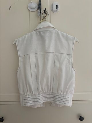 Chaleco Zara Blanco