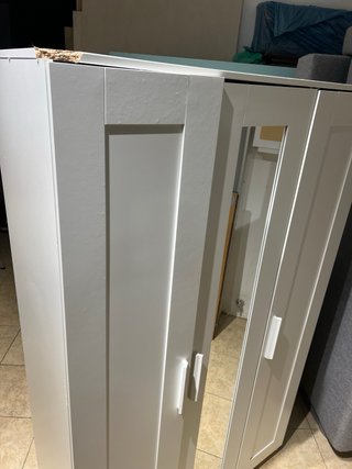Guardaroba Ikea BRIMNES a 3 ante con specchio