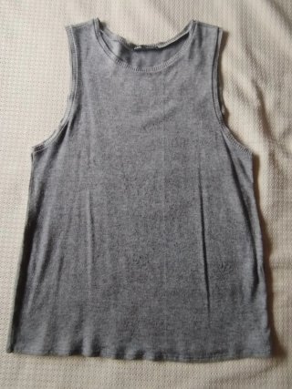Chaleco Zara Gris