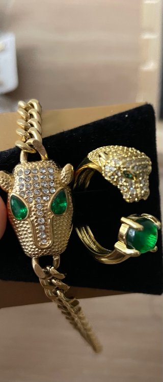 Conjunto Anillo y Pulsera Acero Inoxidable