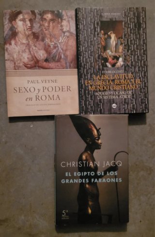 Lote libros historia antigua