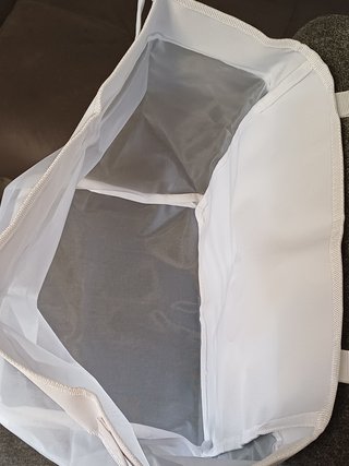 Bolsa organizadora de malla para juguetes de baño