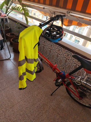 Bicicleta Plegable Roja