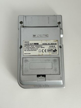 Nintendo Game Boy Pocket Plata + funda.