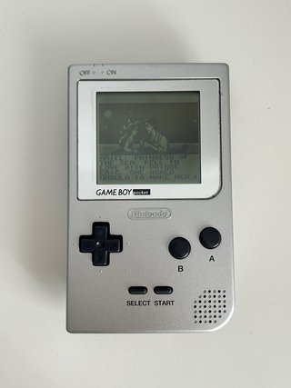 Nintendo Game Boy Pocket Plata + funda.