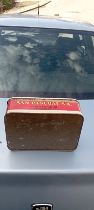 Lata metálica vintage Bulerias de dulce membrillo
