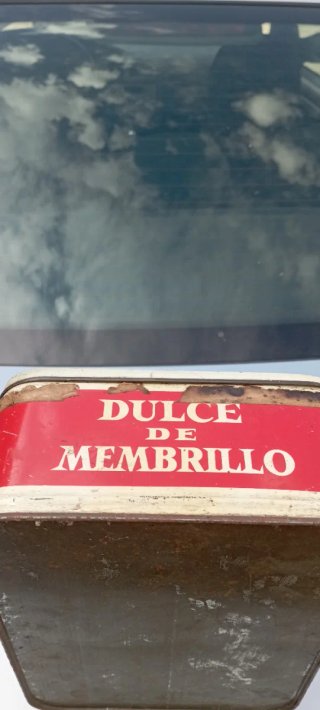 Lata metálica vintage Bulerias de dulce membrillo