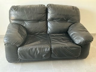 Sofá de Piel Negro