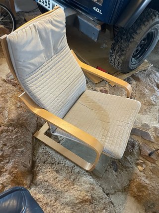 Sillón IKEA Poäng con Reposapiés