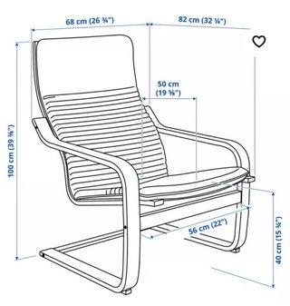 Sillón IKEA Poäng con Reposapiés