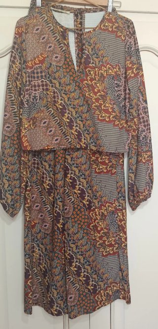 Conjunto de Blusa y Pantalón Estampado