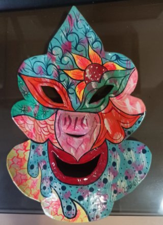 Máscara Artesanal de Jamaica
