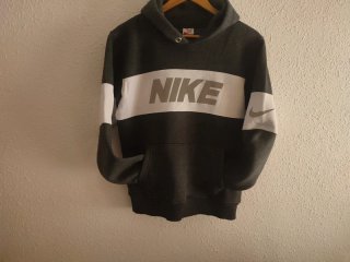 Sudadera Nike con capucha gris talla L