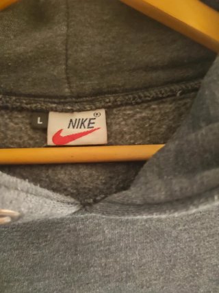 Sudadera Nike con capucha gris talla L