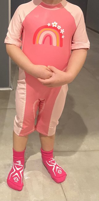 Neopreno niña piscina 2-3 años rosa