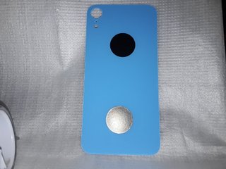 Vetro Posteriore iPhone XR Azzurro
