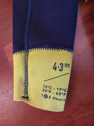 Traje neopreno completo niño 10 años
