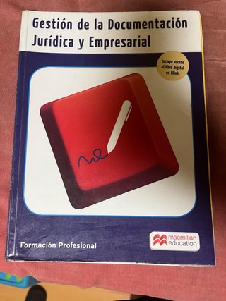 Gestión de la Documentación Jurídica y Empresarial