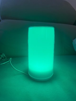 Lámpara de mesa Teckin blanca