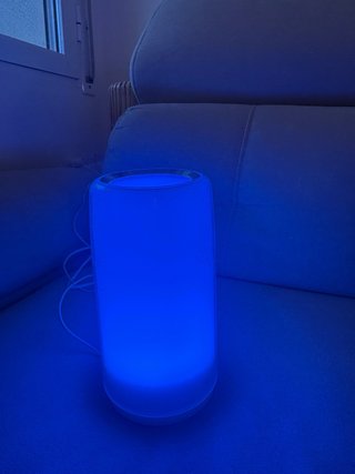 Lámpara de mesa Teckin blanca