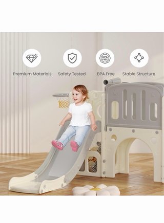 Tobogán infantil con plataforma