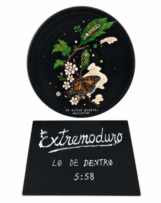Vinilo Extremoduro Pintado a Mano
