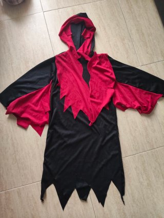 Disfraz de Demonio Rojo y Negro de 2-4 años