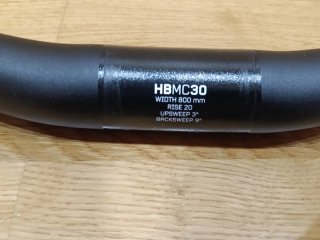 Manillar HBMC30 800mm Rise 20