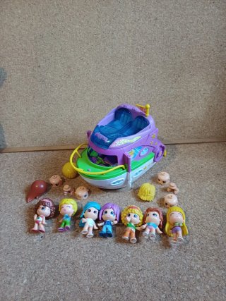 Pinypon Barco e Personagens Conjunto
