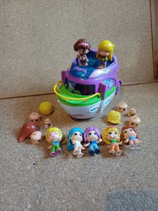 Pinypon Barco e Personagens Conjunto
