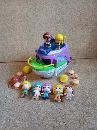 Pinypon Barco e Personagens Conjunto