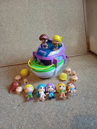 Pinypon Barco e Personagens Conjunto
