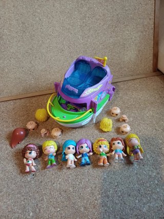 Pinypon Barco e Personagens Conjunto