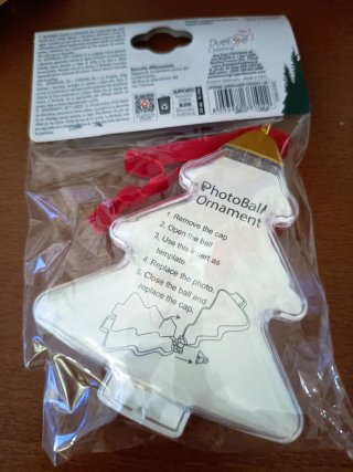 Conjunto de 3 Enfeites de Natal Personalizáveis