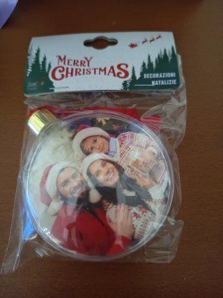 Conjunto de 3 Enfeites de Natal Personalizáveis