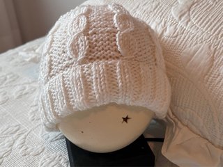 Conjunto de Bebé Artesanal Blanco 3-6 meses