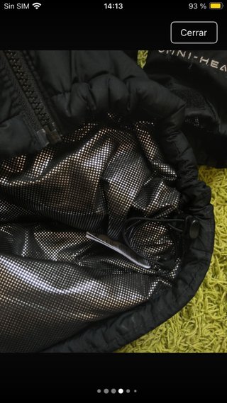 Chaqueta Puffer Columbia Negra