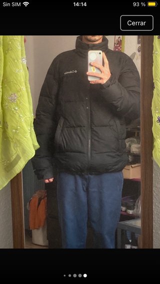Chaqueta Puffer Columbia Negra